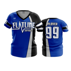 3984 WOMENS V NECK FLATLINE-1