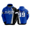 3984 UNISEX FLEECE HOODY FLATLINE-1