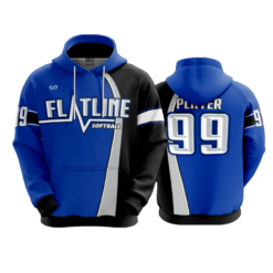 3984 UNISEX FLEECE HOODY FLATLINE-1