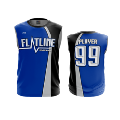 3984 MENS SPORT CREW NECK SLEEVELESS FLATLINE-1