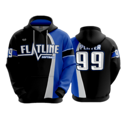 3984 UNISEX FLEECE HOODY FLATLINE-2