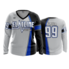 3984 WOMENS V NECK LONGSLEEVE FLATLINE-3