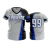 3984 WOMENS V NECK FLATLINE-3