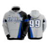 3984 UNISEX FLEECE HOODY FLATLINE-3