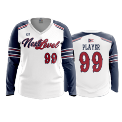 3987 WOMENS V NECK LONGSLEEVE NEXT-LEVEL-2