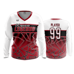 2880 WOMENS V NECK LONGSLEEVE EC-OHIO-LEGENDS-1