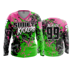 3974 WOMENS V NECK LONGSLEEVE SWIFTKICKERS-1