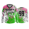 3974 WOMENS V NECK LONGSLEEVE SWIFTKICKERS-2