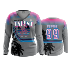 3970 WOMENS V NECK LONGSLEEVE WASTED-TALENT-2