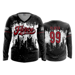 3770 WOMENS V NECK LONGSLEEVE CAP-CITY-FORCE-1