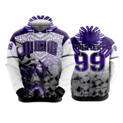 2217 UNISEX FLEECE HOODY DUCKS-1