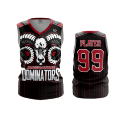 3986 WOMENS V NECK SLEEVELESS DODGE-DOMINATORS-1