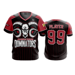 3986 MENS SPORT V NECK DODGE-DOMINATORS-1