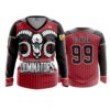 3986 WOMENS V NECK LONGSLEEVE DODGE-DOMINATORS-2