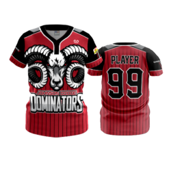 3986 WOMENS 2 BUTTON SCOOP NECK DODGE-DOMINATORS-2