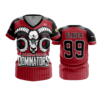 3986 WOMENS V NECK DODGE-DOMINATORS-2