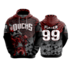 2217 UNISEX FLEECE HOODY DUCKS-CARD-COL-BLACK-1