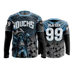 2217 MENS SPORT LONGSLEEVE DUCKS-CARD-COL-BLACK-2