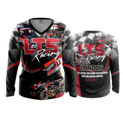3989 WOMENS V NECK LONGSLEEVE LTSRACING