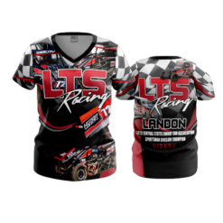 3989 WOMENS V NECK LTSRACING