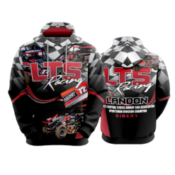 3989 UNISEX FLEECE HOODY LTSRACING