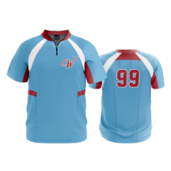 3983 UNISEX DERBY JACKET SHORT SLEEVE WARHAWKS-ADDS