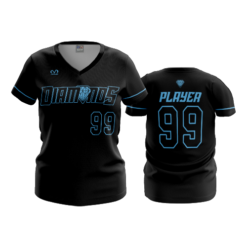3992 WOMENS V NECK DIAMONDS-FP-1