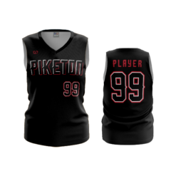 3185 WOMENS V NECK SLEEVELESS PIKETON-JH-BASEBALL