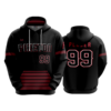 3185 UNISEX FLEECE HOODY PIKETON-JH-BASEBALL