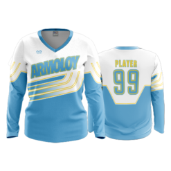3995 WOMENS V NECK LONGSLEEVE ARMOLOY-1