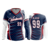 3983 WOMENS V NECK LONGSLEEVE WARHAWKS-FP-1