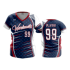 3983 WOMENS V NECK WARHAWKS-FP-1