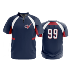 3983 UNISEX DERBY JACKET SHORT SLEEVE WARHAWKS-FP-1