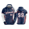3983 UNISEX FLEECE HOODY WARHAWKS-FP-1
