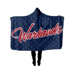 3983 UNISEX FAN WRAP HOODY WARHAWKS-FP-1