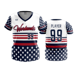 3983 WOMENS V NECK WARHAWKS-FP-2