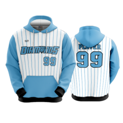 3994 UNISEX FLEECE HOODY DIAMONDS-2