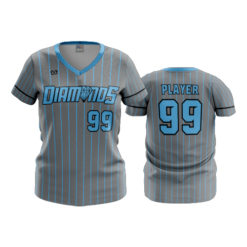 3994 WOMENS V NECK OHIO-DIAMONDS-1