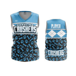 3991 WOMENS V NECK SLEEVELESS CAROLINA-CRUSHERS-2