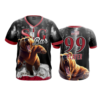 3990 MENS SPORT V NECK SIG-BAR-1