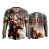 3990 WOMENS V NECK LONGSLEEVE SIG-BAR-2