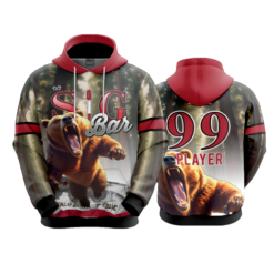 3990 UNISEX FLEECE HOODY SIG-BAR-2