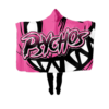 3871 UNISEX FAN WRAP HOODY PSYCHOS-PINK-1