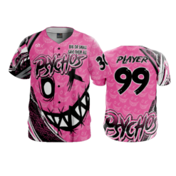 3871 MENS FULL BUTTON DOWN PSYCHOS-PINK-1