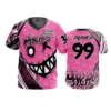 3871 MENS SPORT V NECK PSYCHOS-PINK-1
