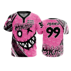 3871 MENS 2 BUTTON SCOOP NECK PSYCHOS-PINK-1