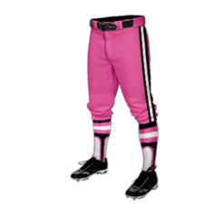 3871 MENS BASEBALL KNICKER PANT PSYCHOS-PINK-1