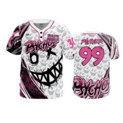 3871 MENS 2 BUTTON SCOOP NECK PSYCHOS-PINK-2