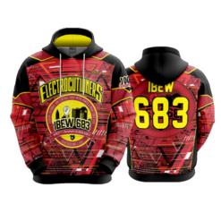 2535 UNISEX FLEECE HOODY ELECTROCUTIONERS-1