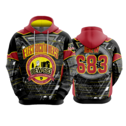 2535 UNISEX FLEECE HOODY ELECTROCUTIONERS-2